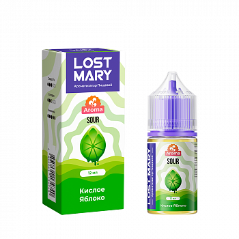 Ароматизатор Lost Mary Sour "Кислое Яблоко" (на 30мл)