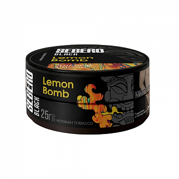 Табак Sebero Black, 25гр "Lemon Bomb / Кислый лимон"