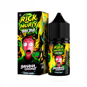 Купить Ар RICK and MORTY BAD TRIP HARD "Банан кокос" 30-20 Ар RICK and MORTY BAD TRIP HARD "Банан кокос" 30-20
